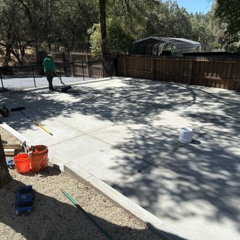 Champion Courts - How the day started at 9am - Masonry/Concrete Near Me