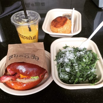 Eggslut - What I ordered! - Breakfast & Brunch Near Me - Los Angeles, California