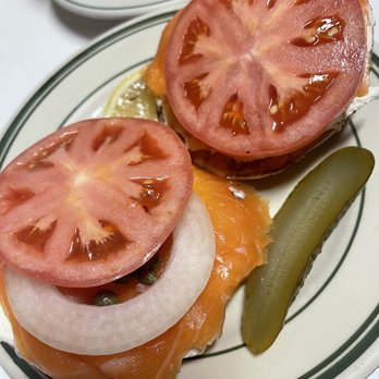 Barney Greengrass - Nova opened faced bagel sandwich - Specialty Food Near Me - New York, New York Barney Greengrass - Nova opened faced bagel sandwich - Specialty Food Near Me - New York, New York