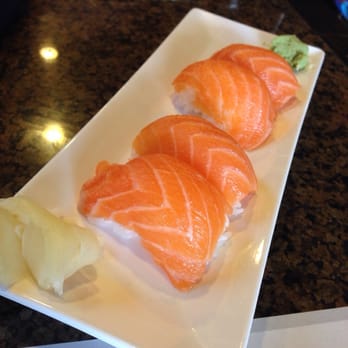 Swish - Salmon nigiri a la cart. The salmon didn't taste bad, but it was also not the freshest. - Japanese Near Me - Las Vegas, Nevada Swish - Salmon nigiri a la cart. The salmon didn't taste bad, but it was also not the freshest. - Japanese Near Me - Las Vegas, Nevada
