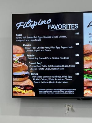 Menu photo 1 Lapu Lapu Arlington, VA