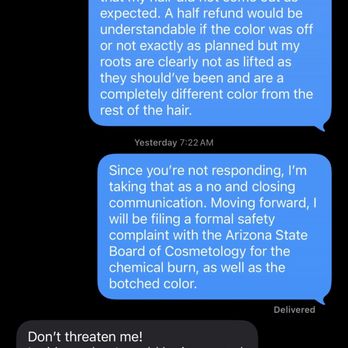 Salon Jo-El - Text messages with owner joel - Hair Salons Near Me - Phoenix, Arizona Salon Jo-El - Text messages with owner joel - Hair Salons Near Me - Phoenix, Arizona