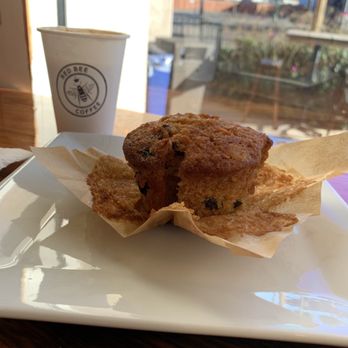 Red Bee Coffee - Carrot muffin with raisins and coconut - Coffee & Tea Near Me - Grover Beach, California