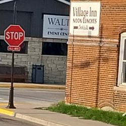 Village Inn - Follow the arrow