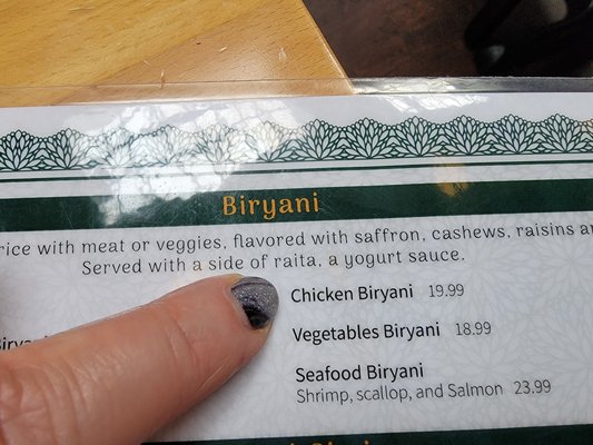 Menu photo 7 Nirvana Culinary Paradise Cañon City, CO