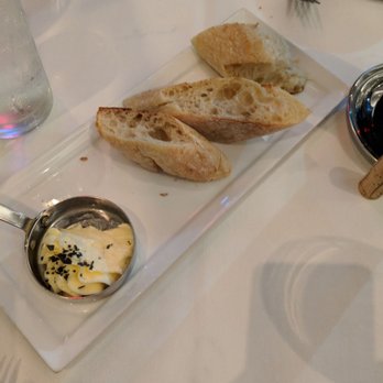 TRIS - Bread and butter served with dinner. Butter is amazing! - New American Near Me - The Woodlands, Texas TRIS - Bread and butter served with dinner. Butter is amazing! - New American Near Me - The Woodlands, Texas
