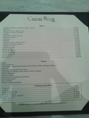 Menu photo 5 Croque Madame Buenos Aires, C