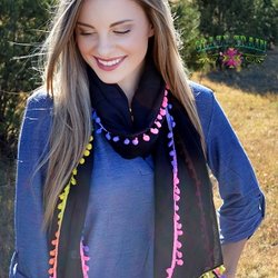 The Longhorn Boutique - Crazy Train  Scarfs