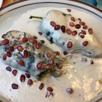 Delicias Cafe - Chiles en nogada (only available Saturday/Sunday) - Mexican Near Me - Albuquerque, New Mexico Delicias Cafe - Chiles en nogada (only available Saturday/Sunday) - Mexican Near Me - Albuquerque, New Mexico