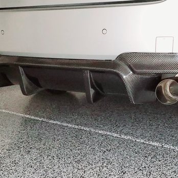 DH Customz - DTM Style Carbon Fiber Big Fin Diffuser Installed and paired with Quad conversion Exhaust Tips - Auto Customization Near Me - Henderson, Nevada DH Customz - DTM Style Carbon Fiber Big Fin Diffuser Installed and paired with Quad conversion Exhaust Tips - Auto Customization Near Me - Henderson, Nevada