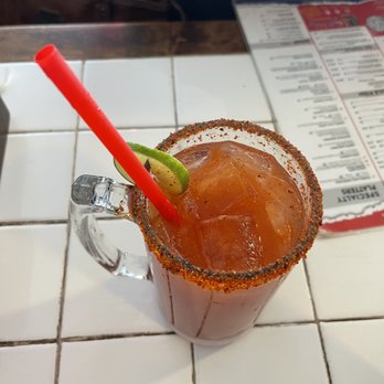 Sinaloa Restaurant - Michelada with Corona - Mexican Near Me - Mesa, Arizona