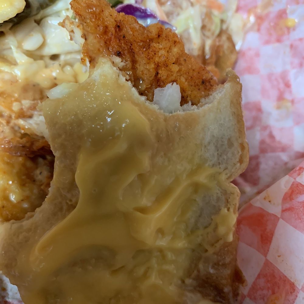 Clutch City Cluckers - Nacho cheese (gross) - Food Trucks Near Me - Katy, Texas