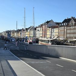 Inderhavnsbroen - The The Inner Harbour Bridge on the Nyhavn side