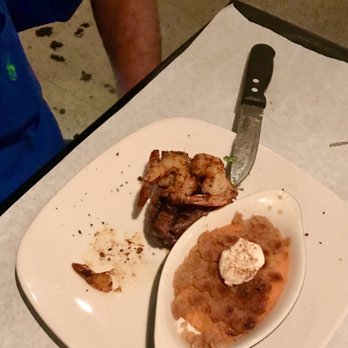 Half Shell Oyster House - Sweet potato soufflé and steak orleans - Seafood Near Me - Biloxi, Mississippi Half Shell Oyster House - Sweet potato soufflé and steak orleans - Seafood Near Me - Biloxi, Mississippi