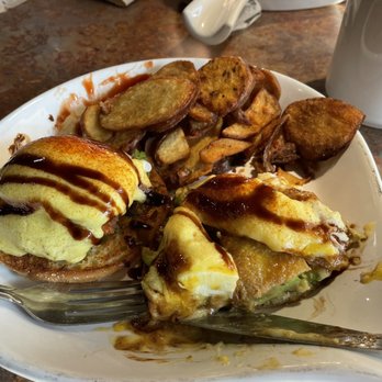 Huckleberry’s - Fried green tomato eggs Benedict - Breakfast & Brunch Near Me - Concord, California Huckleberry’s - Fried green tomato eggs Benedict - Breakfast & Brunch Near Me - Concord, California