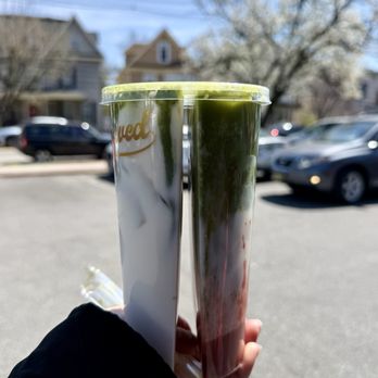 Honey Brewed Cafe - Matcha matte and strawberry matcha latte - Cafes Near Me - Montclair, New Jersey Honey Brewed Cafe - Matcha matte and strawberry matcha latte - Cafes Near Me - Montclair, New Jersey