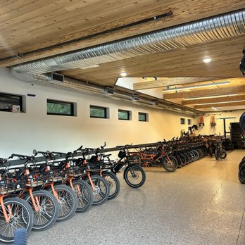 Zion Guru - Inside garage at Zion Guru - Bike Rentals Near Me - Springdale, Utah