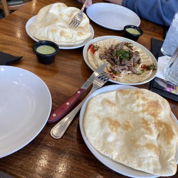 The Olive Restobar - Hummus with Filet Mignon - Mediterranean Near Me - Downey, California The Olive Restobar - Hummus with Filet Mignon - Mediterranean Near Me - Downey, California
