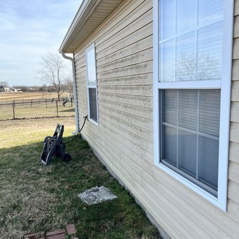 ACES Ozark Customs - Before pressure washing on the mold - General Contractors Near Me ACES Ozark Customs - Before pressure washing on the mold - General Contractors Near Me
