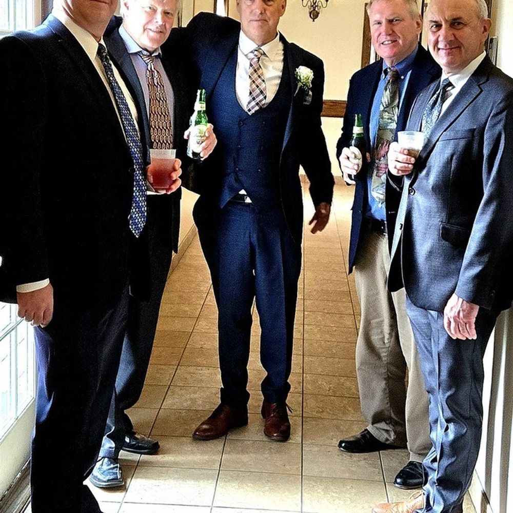 Lehmann Mansion - Gregg Langtry, Jeff Van Laeke, Rob Thomsen(groom), Tim Pearson, and Irek Zuchniarz - Venues & Event Spaces Near Me - Lake Villa, Illinois Lehmann Mansion - Gregg Langtry, Jeff Van Laeke, Rob Thomsen(groom), Tim Pearson, and Irek Zuchniarz - Venues & Event Spaces Near Me - Lake Villa, Illinois