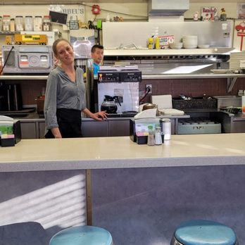 Abel's Grill - Our waitress was this happy the entire time! - Sandwiches Near Me - Kernersville, North Carolina