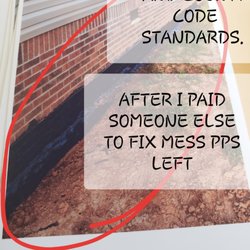 Piedmont Property Solutions - this is what state and county code standards look like AND THIS IS AFTER PPS TOOK OUR MONEY AND I HAD TO PAY SOMEONE ELSE TO CLEAN UP MESS