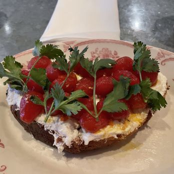 Bar La Grassa - Pickled tomatoes with ricotta - Italian Near Me - Minneapolis, Minnesota Bar La Grassa - Pickled tomatoes with ricotta - Italian Near Me - Minneapolis, Minnesota
