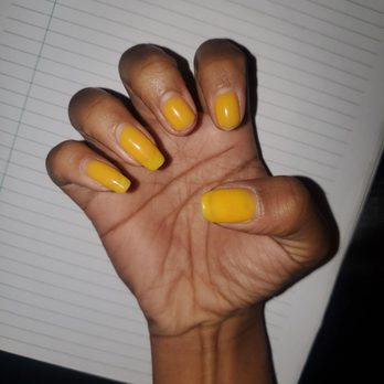 Purelux Nail Spa - A week and half later my nails broke off & you can still see through the thin layer of gel paint. - Nail Salons Near Me - Memphis, Tennessee