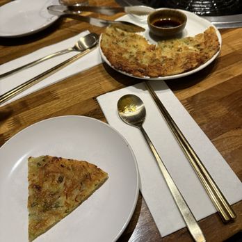 Yoon Haeundae Galbi - Scallion Pancake - Korean Near Me - New York, New York Yoon Haeundae Galbi - Scallion Pancake - Korean Near Me - New York, New York