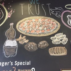 Domino's Pizza - Chalk board wall.