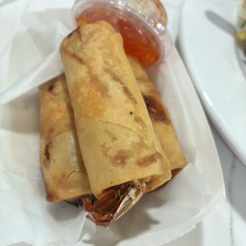 Paris Banh Mi - Shrimp egg rolls, they're large and super flavorful with sweet and spicy sauce - Vietnamese Near Me - McDonough, Georgia