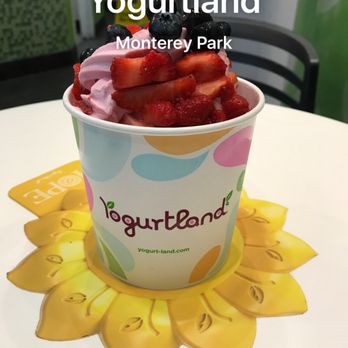 Yogurtland - My favorite mixture: Dragon Passion Tart with fresh strawberries and blueberries. - Ice Cream & Frozen Yogurt Near Me - Monterey Park, California Yogurtland - My favorite mixture: Dragon Passion Tart with fresh strawberries and blueberries. - Ice Cream & Frozen Yogurt Near Me - Monterey Park, California