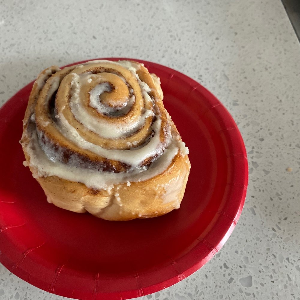 Cinnabon - Cinnabon with very little frosting - Bakeries Near Me - Reno, Nevada