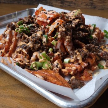Seoul Taco - Bulgogi waffle fries - Korean Near Me - Chicago, Illinois Seoul Taco - Bulgogi waffle fries - Korean Near Me - Chicago, Illinois
