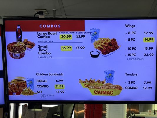 Menu photo 1 Chimac Houston, TX