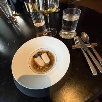 Saga - Roasted scallop, corn, tsuyahime rice - New American Near Me - New York, New York