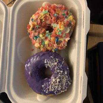 Donut Petit - Ube and Fruity Pebbles - Donuts Near Me - Alameda, California Donut Petit - Ube and Fruity Pebbles - Donuts Near Me - Alameda, California