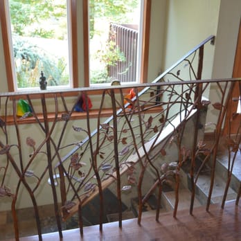 Steel & Timber Construction Fabrication - a view of a staircase - General Contractors Near Me - Astoria, Oregon Steel & Timber Construction Fabrication - a view of a staircase - General Contractors Near Me - Astoria, Oregon
