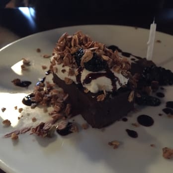 Stanbury - Chocolate birthday desert. - New American Near Me - Raleigh, North Carolina Stanbury - Chocolate birthday desert. - New American Near Me - Raleigh, North Carolina