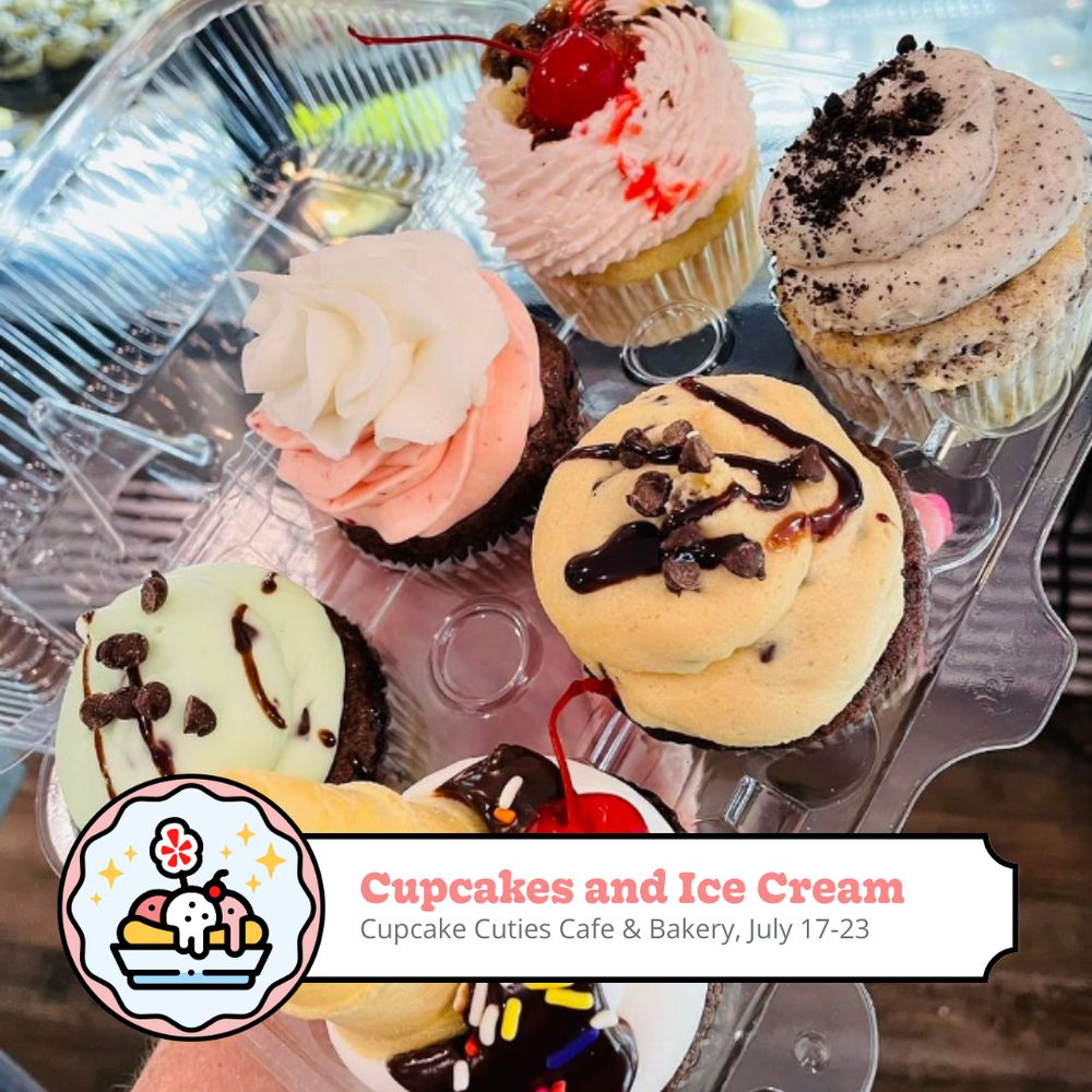 HAVE YOUR CAKE AND ICE CREAM TOO AT CUPCAKE CUTIES 8363 NC109