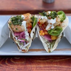 Nancy O's - Scrumptious lemon garlic shrimp tacos