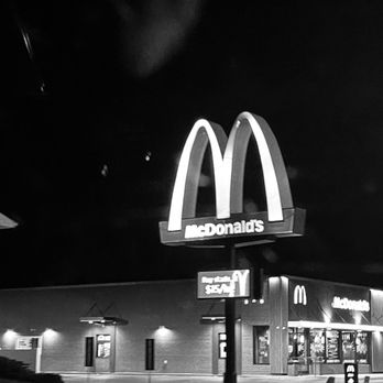 McDonald's - a black and white photo of a mcdonald's - Burgers Near Me - Pierre, South Dakota McDonald's - a black and white photo of a mcdonald's - Burgers Near Me - Pierre, South Dakota