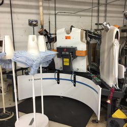 Gill dry cleaners - Brand new shirt pressing units!