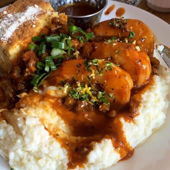 Water for Chocolate - BBQ Shrimp and Parmesan Grits - Breakfast & Brunch Near Me - Baltimore, Maryland Water for Chocolate - BBQ Shrimp and Parmesan Grits - Breakfast & Brunch Near Me - Baltimore, Maryland