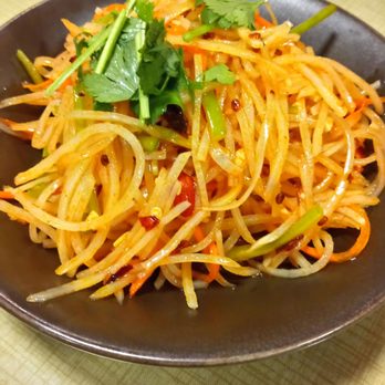 The Dumpling King - Cold Shredded Potato - Taiwanese Near Me - Markham, Ontario