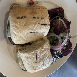 Ortolano Panini, yummy roasted veges, cheeeeeese, and nice soft bread! Ortolano Panini, yummy roasted veges, cheeeeeese, and nice soft bread!