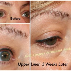 Hello Gorgeous Permanent Makeup By Dina - Upper eyeliner, Gorgeous!