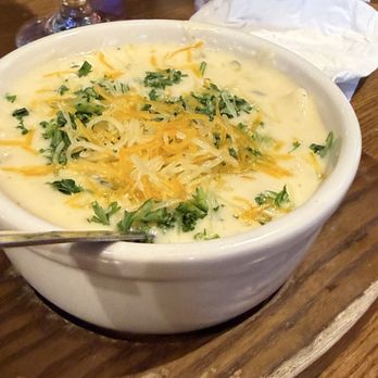 Beer Barrel Pizza and Grill - Soup that my cousin ordered. - Burgers Near Me - Plain City, Ohio