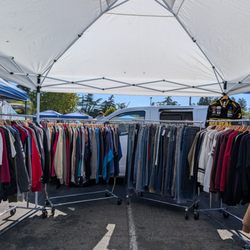 De Anza Flea Market - Vintage clothes for sale