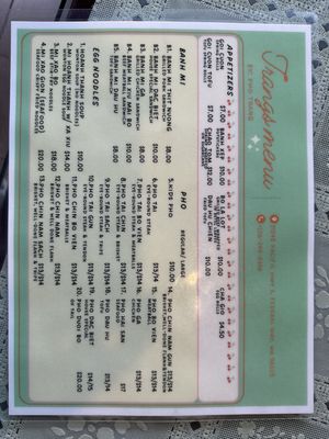Menu photo 1 Pho Trang Federal Way, WA Menu photo 1 Pho Trang Federal Way, WA